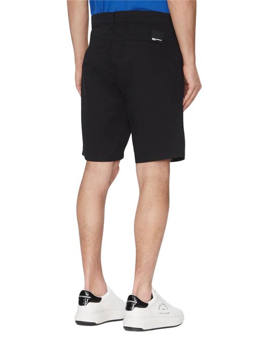 Short uomo neri in cotone Karl Lagerfeld jeans | A2M10121999